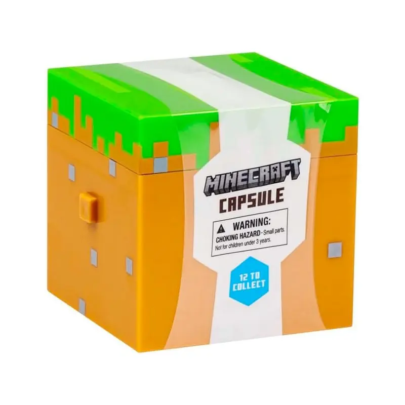 Minecraft Surprise Cube Capsule, Blind Pack, 7 cm Figur + Ei