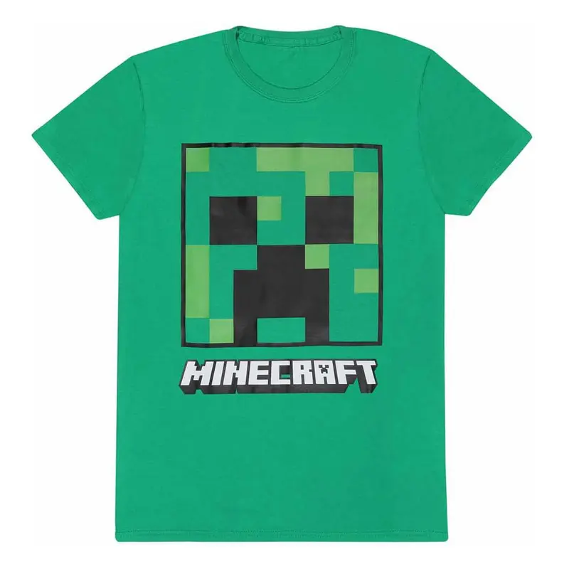 Minecraft T-Shirt Creeper Face  Größe L