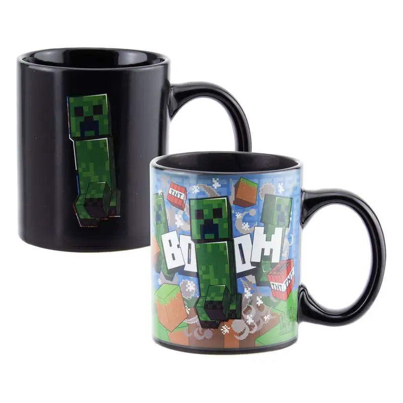 Minecraft Tasse mit Thermoeffekt Creeper
