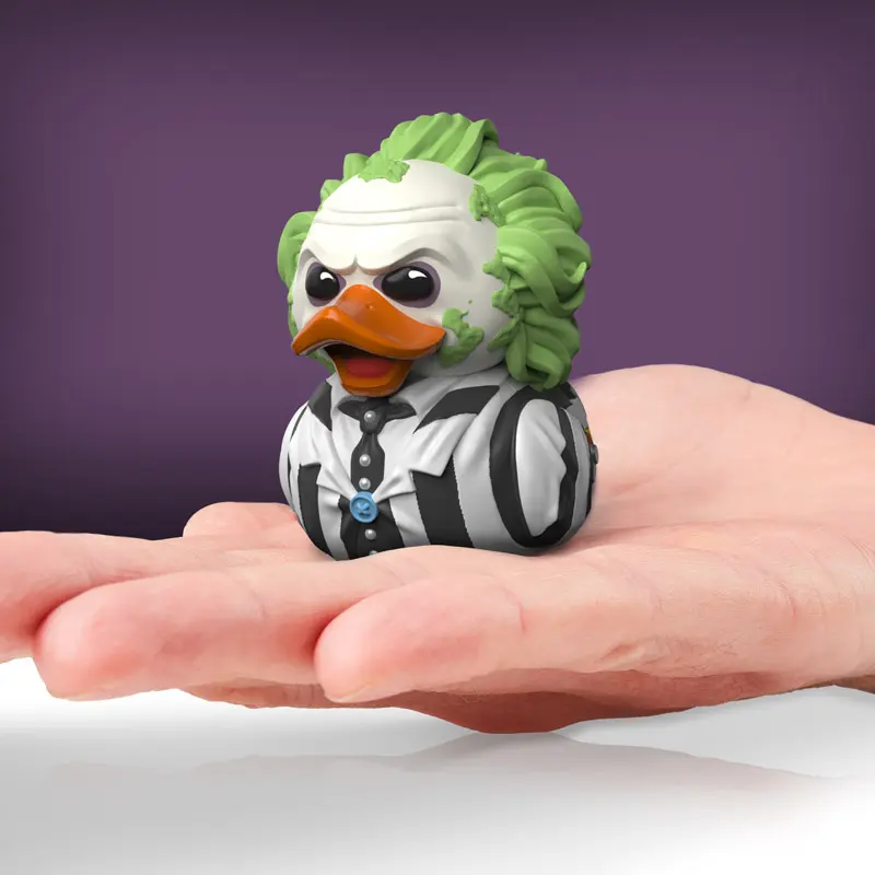 Mini Beetlejuice Cosplay Ente Badeente Sammelfigur TUBBZ