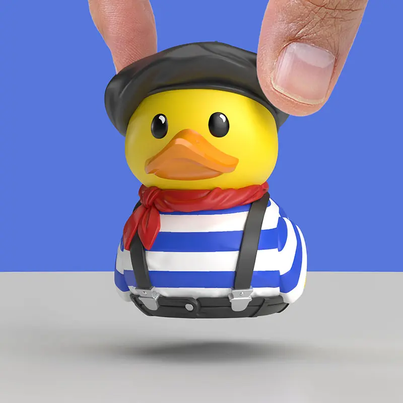 Mini Franzose Frankreich Reise Ente Badeente Sammelfigur TUBBZ