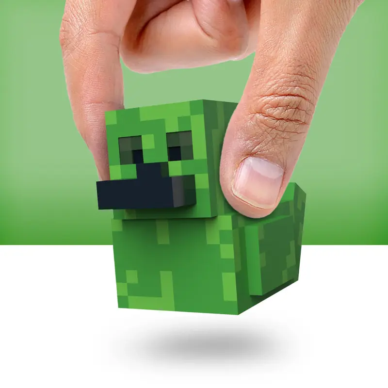 Mini Minecraft Creeper Ente Badeente Sammelfigur TUBBZ