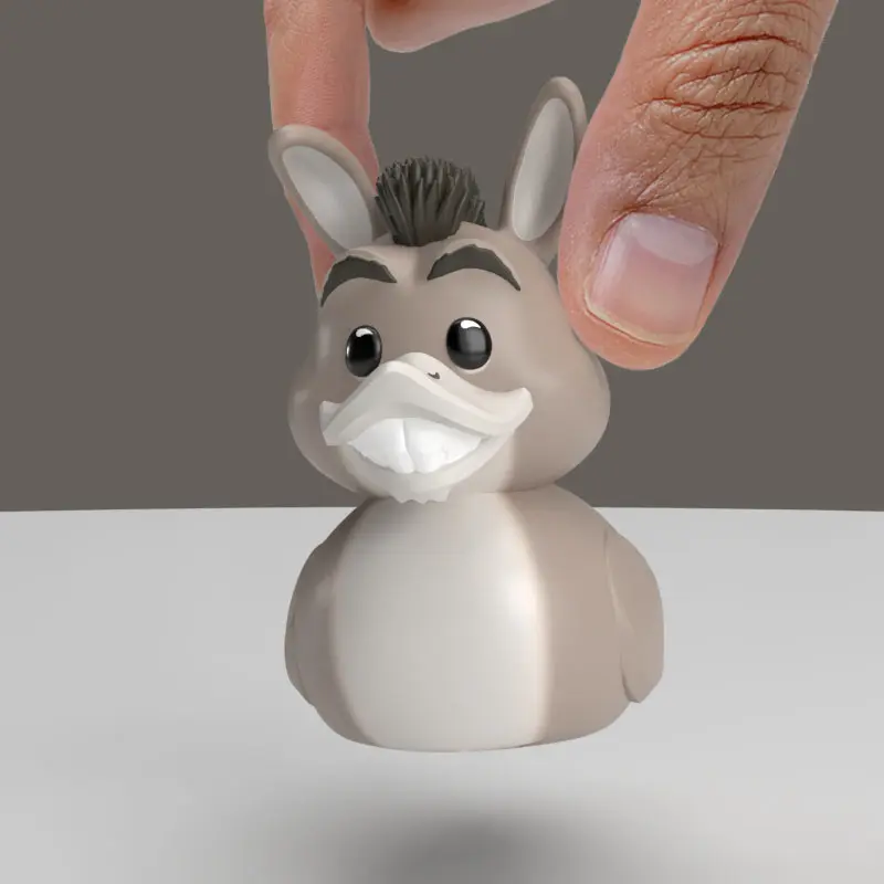 Mini Shrek Esel Donkey Ente Badeente Sammelfigur TUBBZ