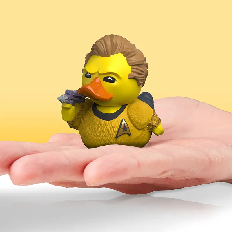 Mini Star Trek James T. Kirk Ente Badeente Sammelfigur TUBBZ