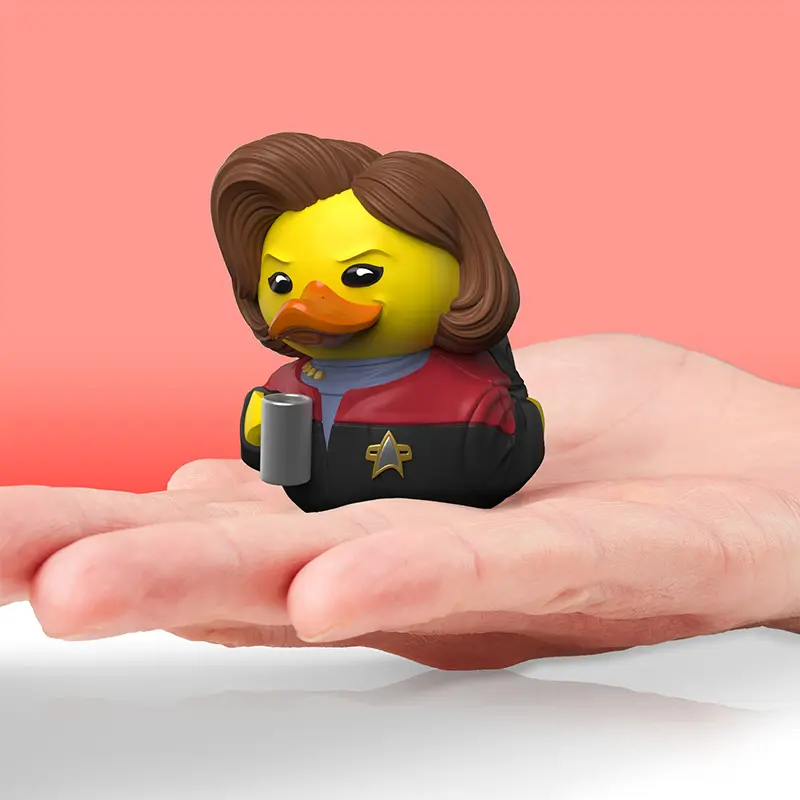 Mini Star Trek Kathryn Janeway Ente Badeente Sammelfigur TUBBZ