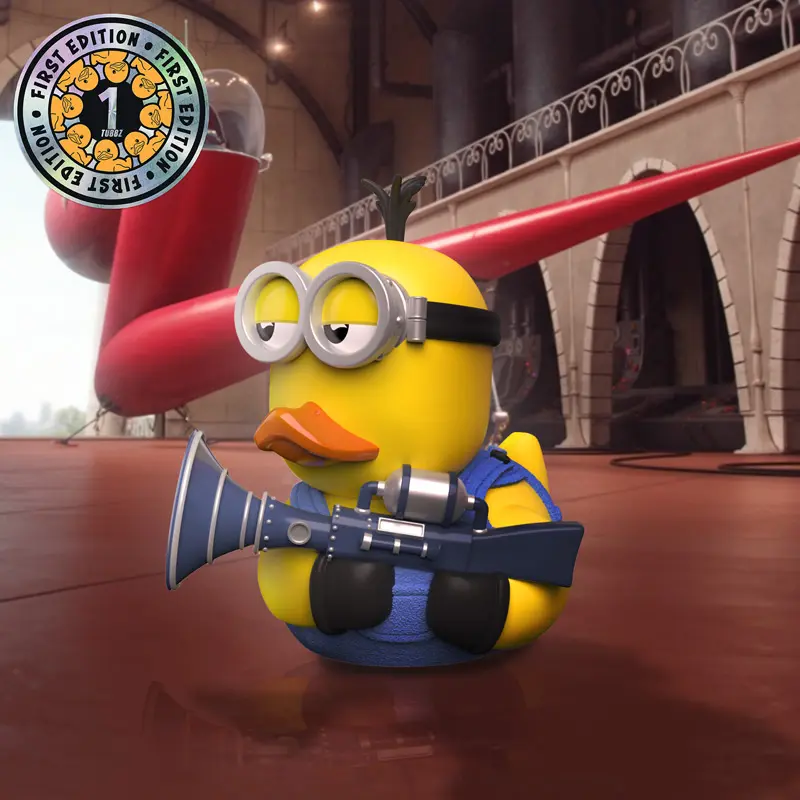 Minions Kevin Fart Blaster Ente Badeente Sammelfigur TUBBZ