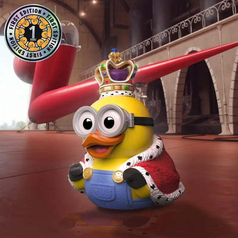 Minions King Bob Ente Badeente Sammelfigur TUBBZ