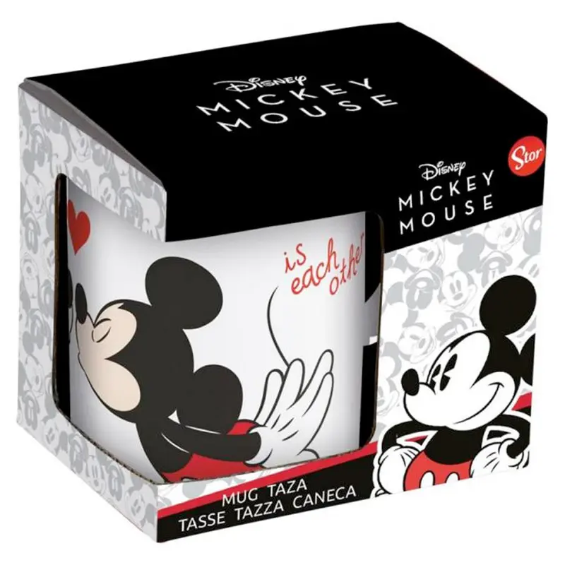 Minnie & Mickey Mouse Kiss Tasse, 325 ml
