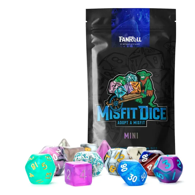 Misfit Würfel Set Blind Bag Display Mini 2er Pack Sortiment (12)