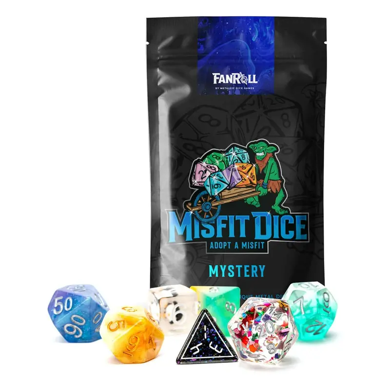 Misfit Würfel Set Blind Bag Display Resin Sortiment (12)