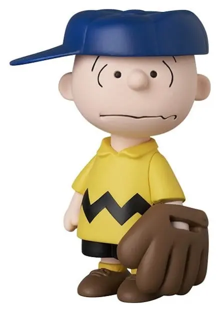 MLB × Peanuts UDF PVC Figur Los Angeles Dodgers Charlie Brown 9 cm
