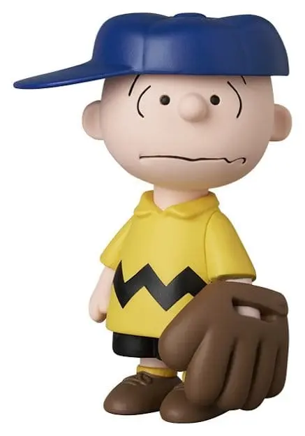 MLB × Peanuts UDF PVC Figur New York Mets Charlie Brown 9 cm