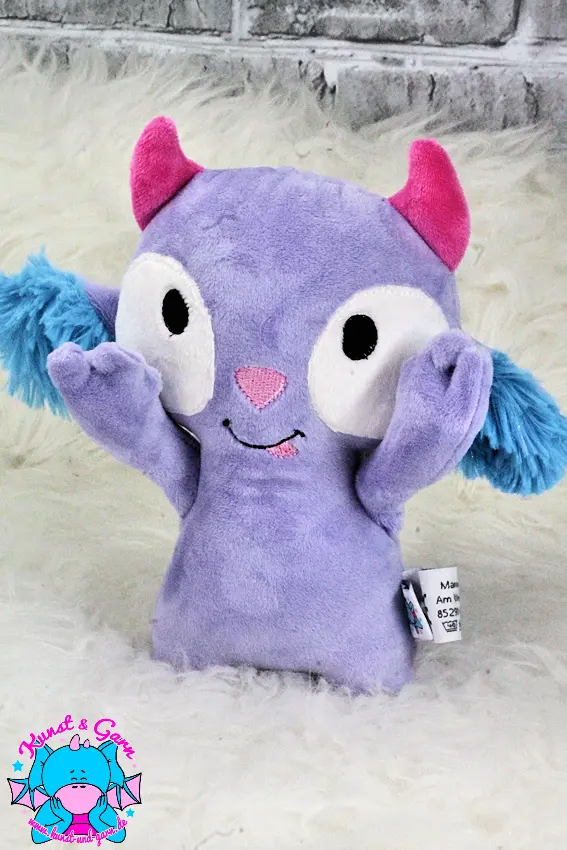 Monster Tralala lila/pink/zottelblau