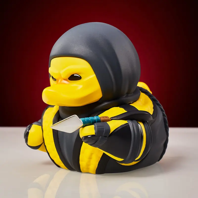 Mortal Kombat Scorpion Ente Badeente Sammelfigur Figur TUBBZ