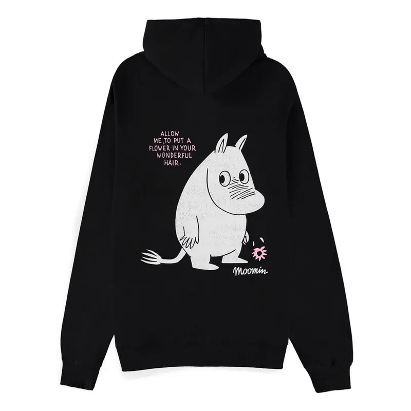 Mumins Kapuzenpullover mit Reißverschluß Flower