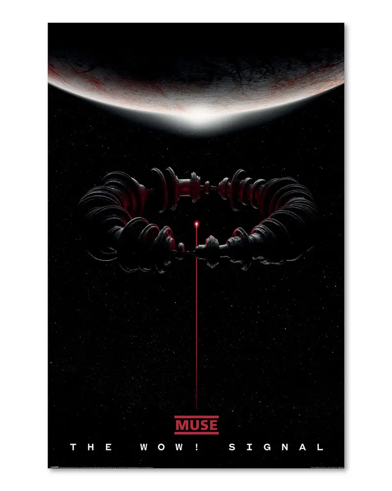 Muse Album Cover The Wow! Signal Poster