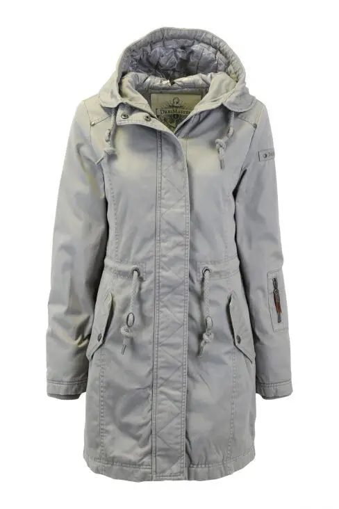 Musterware/Einzelstück DAMEN DREIMASTER VINTAGE PARKA GR.S FARBE HELLGRAU