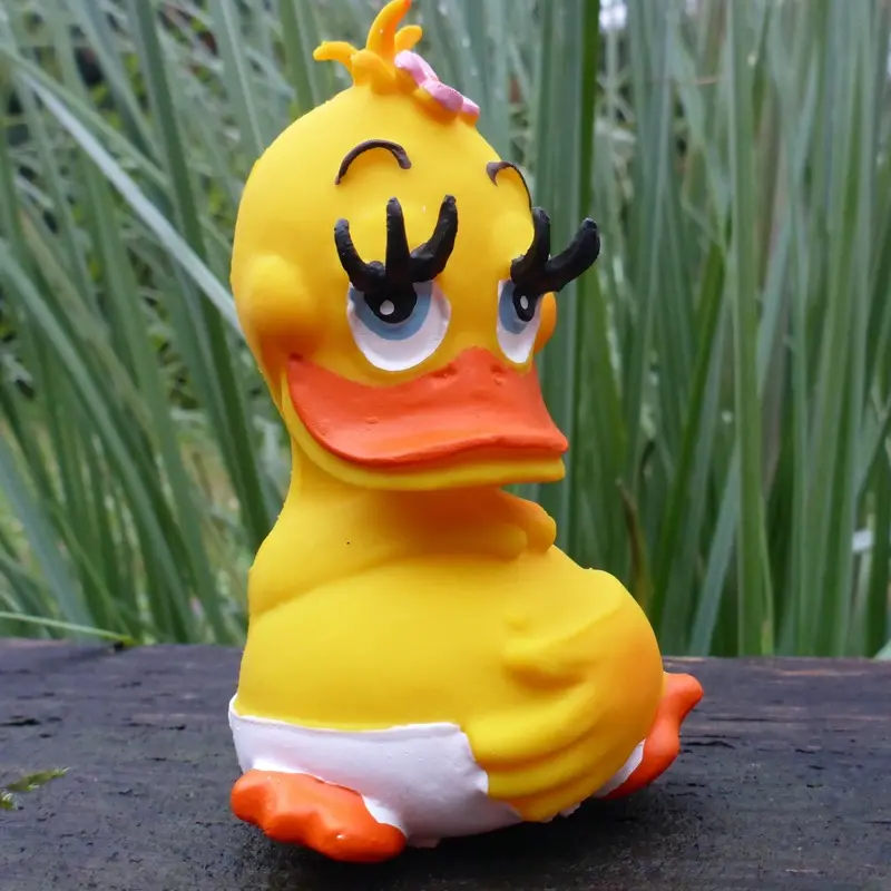 Mutter Baby Schwanger Duck Quietscheente Badeente Lanco