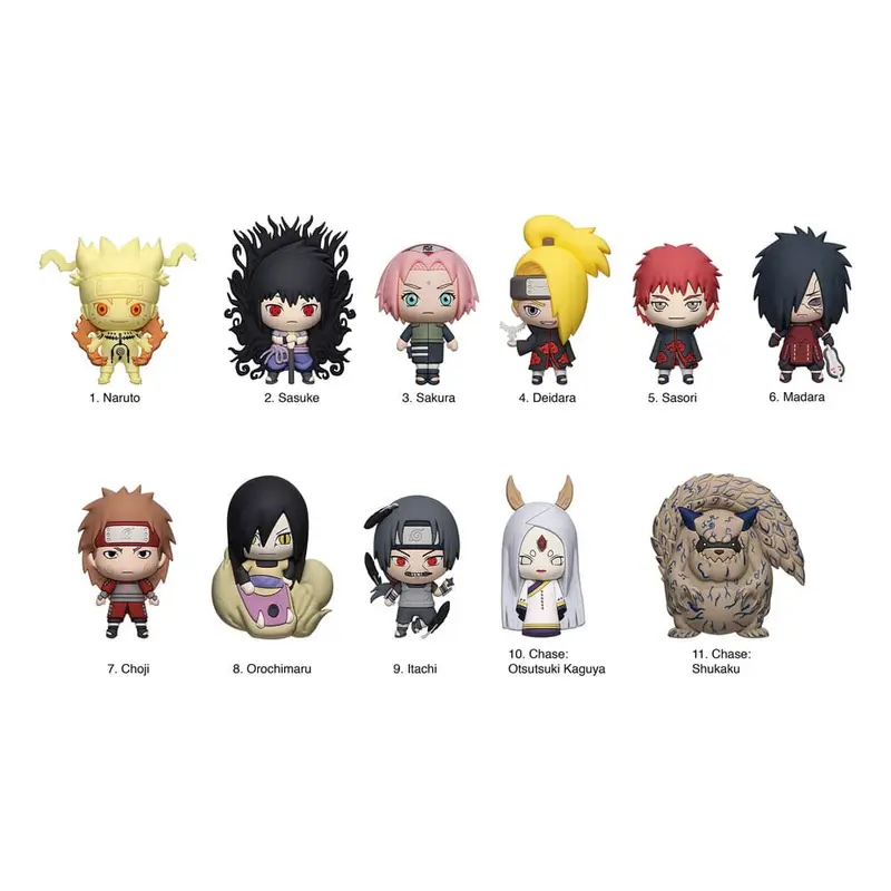 Naruto 3D PVC-Taschenanhänger (1) - Series 6 - random selection - sofort lieferbar