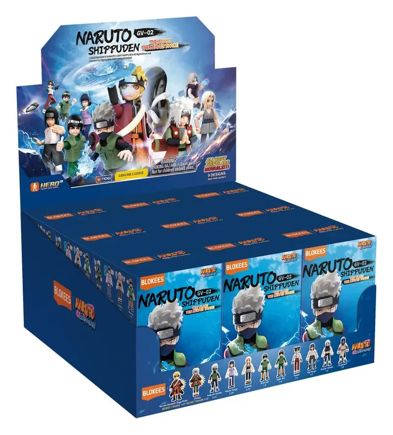Naruto Blokees Plastic Model Kit GV02 Blind Box Display (9)