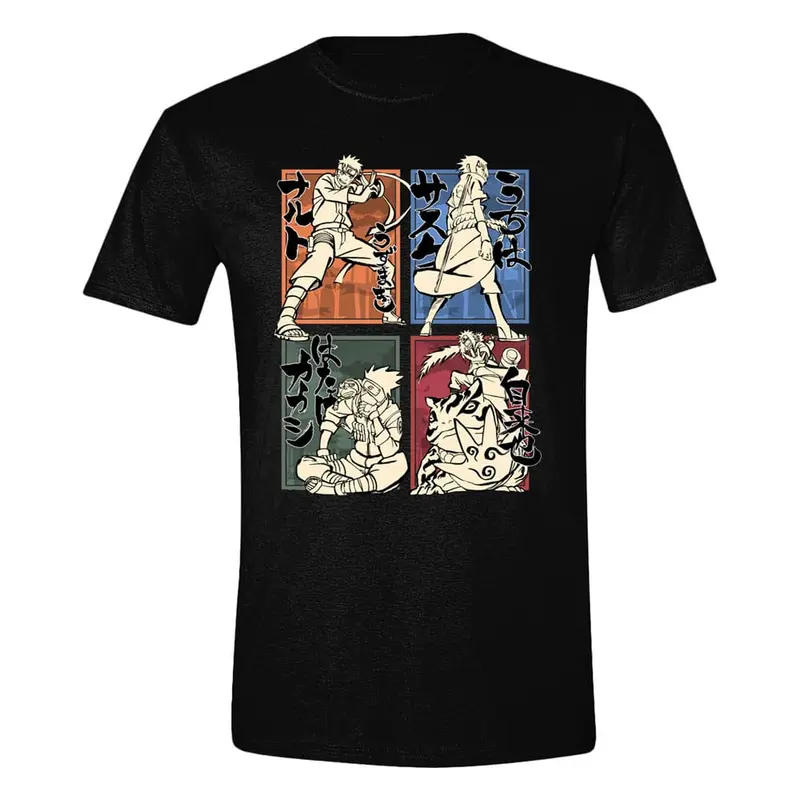 Naruto T-Shirt Character Sketches Größe L