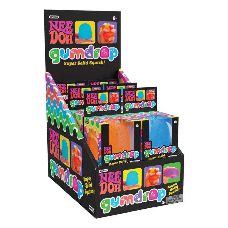 NeeDoh Anti-Stress-Figuren Gumdrop Display (12)