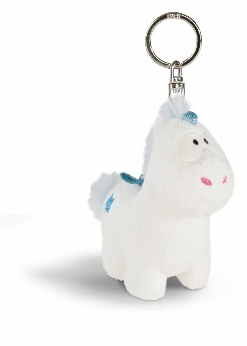 Nici 43251 Schlüsselanhänger Einhorn-Baby Theolino glitzernd ca 10cm Plüsch