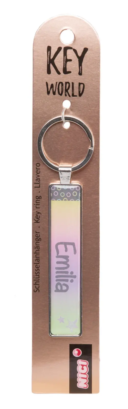NICI Schlüsselanhänger Key World 'Emilia'