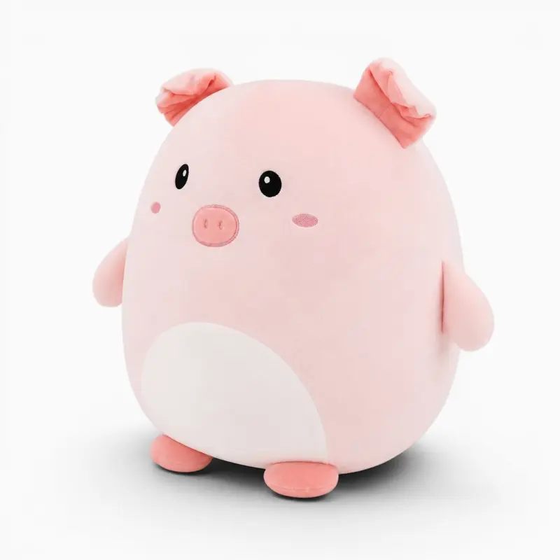 Niedliches Schwein-Kuscheltier