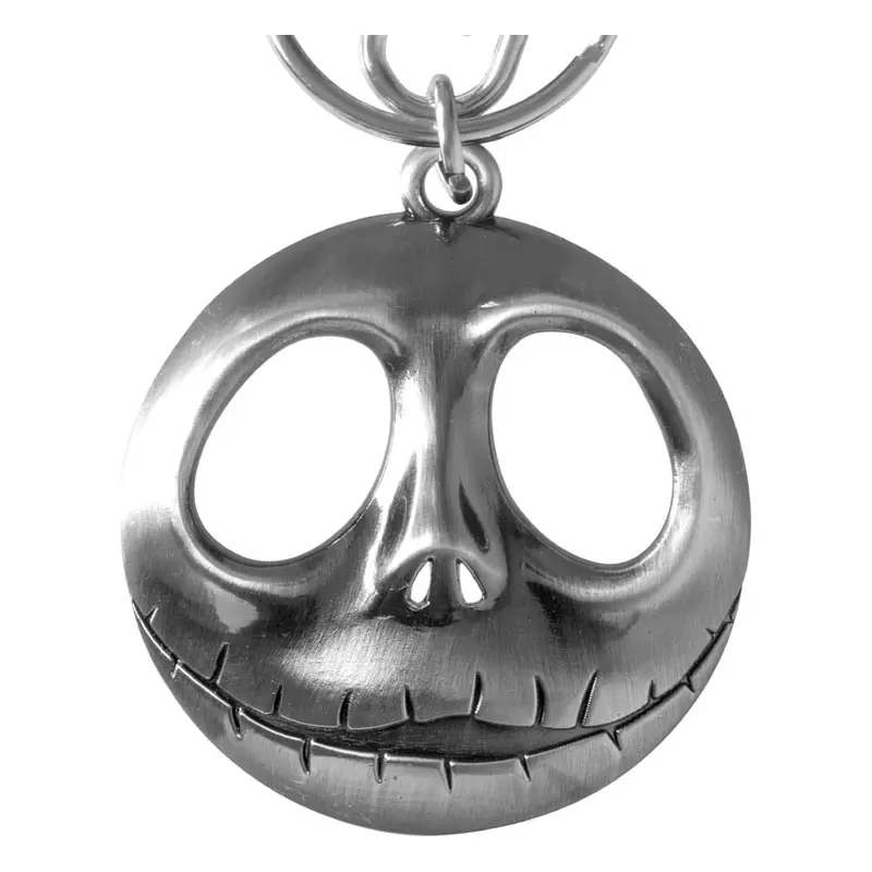 Nightmare before Christmas Metall-Schlüsselanhänger Jack Head with Bow