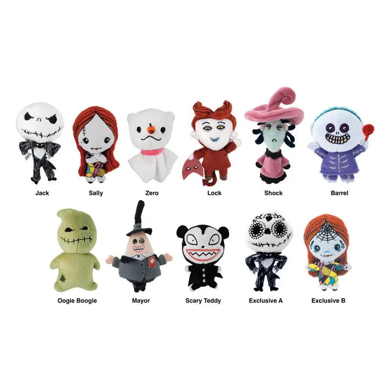 Nightmare before Christmas Plüsch-Taschenanhänger Display (24)