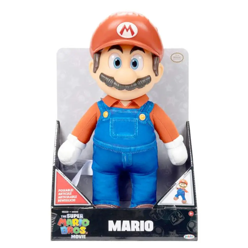 Nintendo Super Mario Movie Roto Plüsch Mario, 35 cm