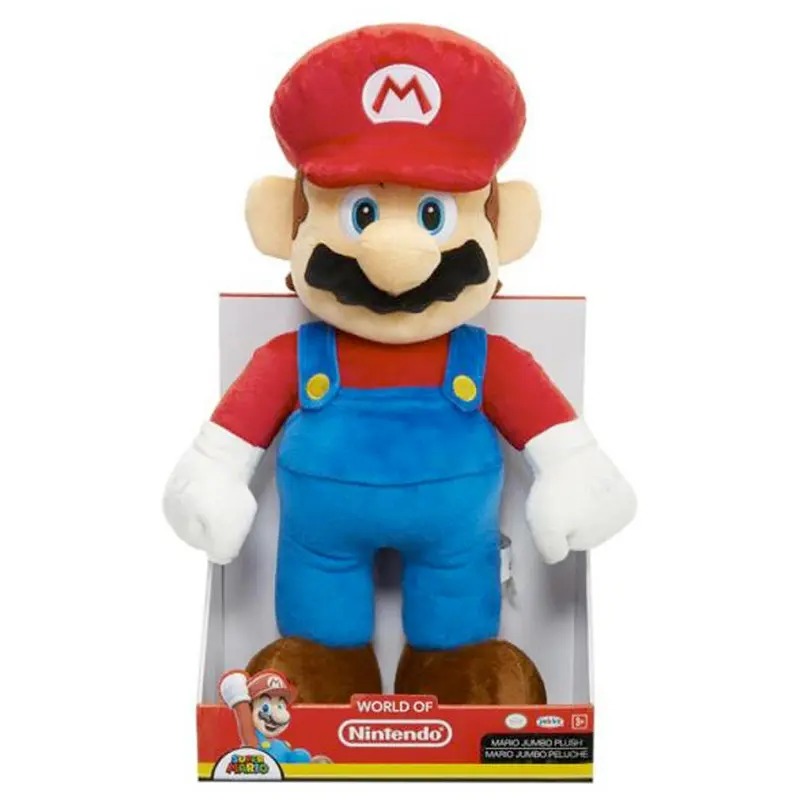 Nintendo Super Mario Plüsch Jumbo Mario, 50 cm