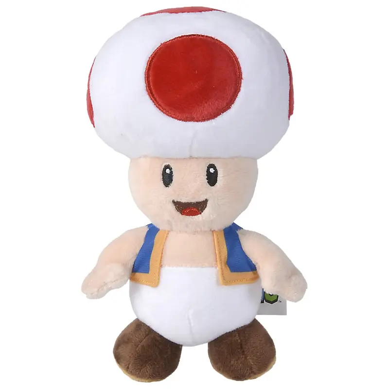 Nintendo Super Mario Plüsch Toad, 20 cm
