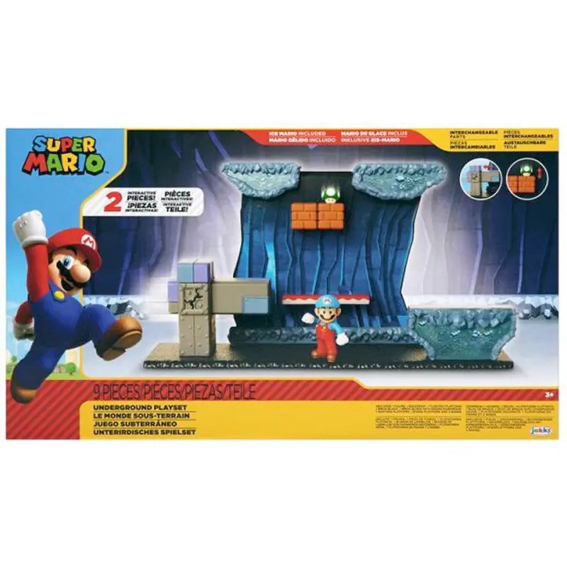 Nintendo Super Mario Underground Spielset, 6,5 cm