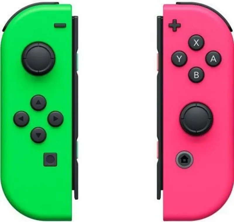 Nintendo Switch Joy Con Set neon-grün/neon-pink - gebraucht