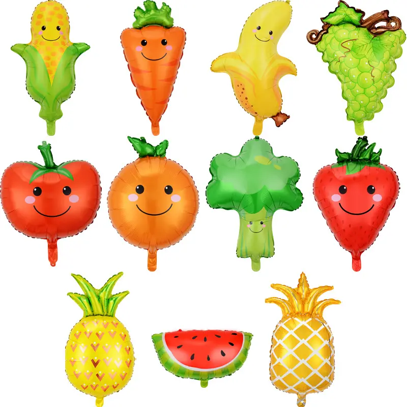 Obst-Folienballons Party-Deko | Sommer – Bimbino