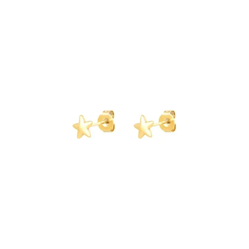 Ohrstecker "Stern" in Gold und in Silber