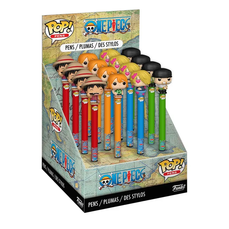 One Piece POP! Homewares Kugelschreiber mit Topper Display (16)