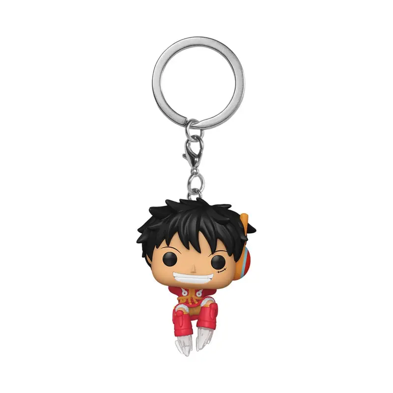 One Piece POP! Vinyl Schlüsselanhänger 4 cm Luffy(Egghead) Display (12)
