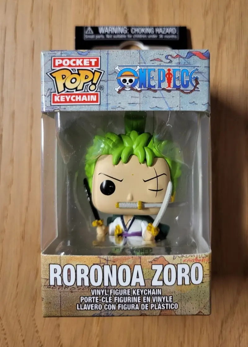 One Piece Roronoa Zoro POP!Pocket Schlüsselanhänger Keychain Funko Vinyl NEU&OVP