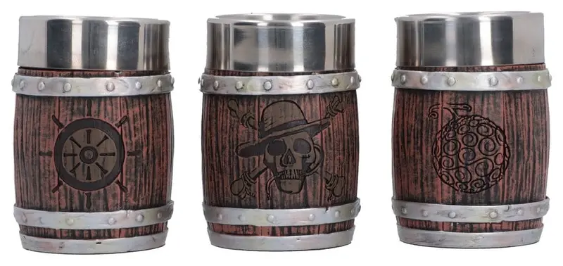 One Piece Schnapsgläser-Set Barrel 8 cm