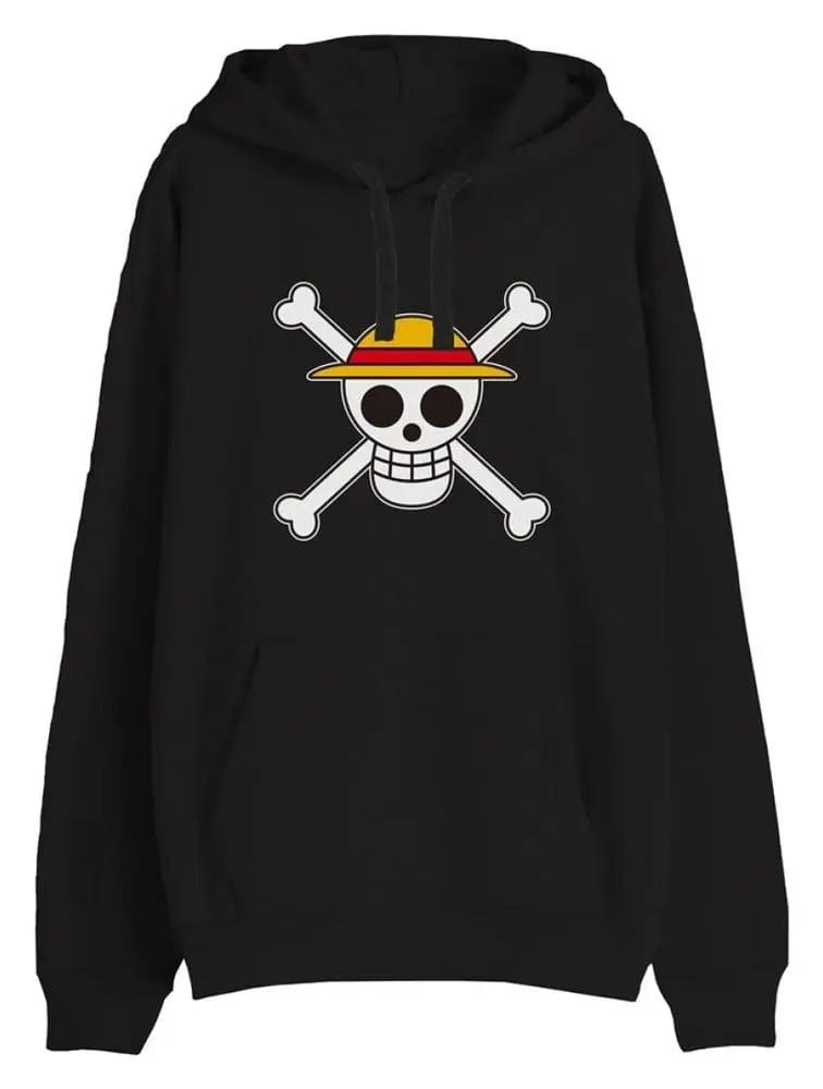 One Piece Sweater Skull Schwarz Größe XS