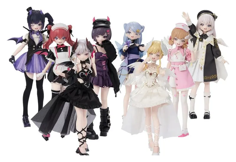 Original Character Sammelfiguren Unveiled Door Key Spirit Series BJD Doll Blind Box 22 cm Sortiment (6)