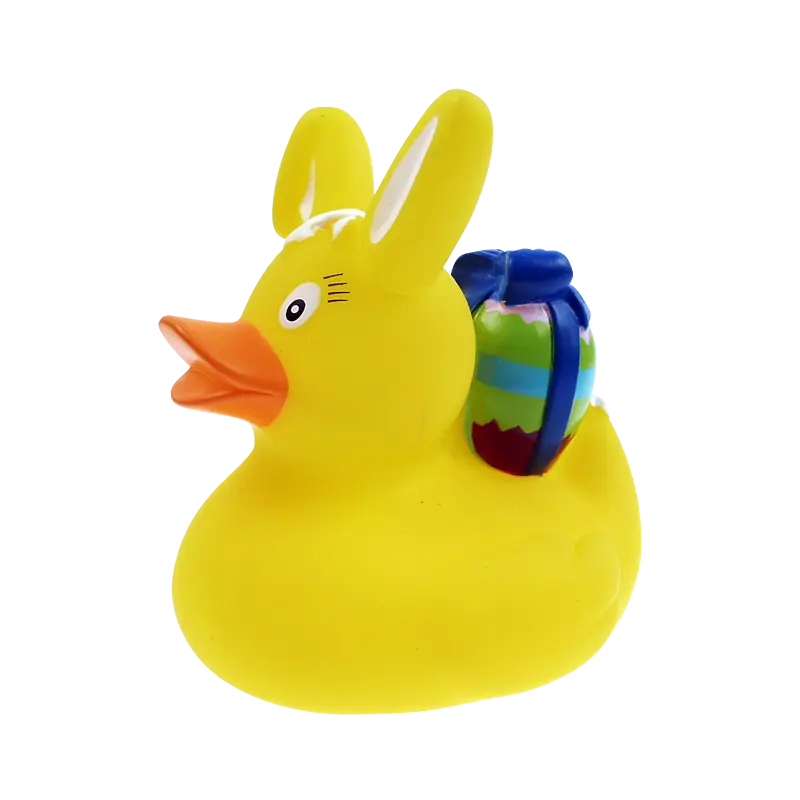 Ostern Hase mit Ei Mini Ente Badeente Quietscheente Factotum