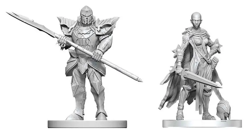 Pathfinder Battles Deep Cuts Miniatur unbemalt Nail & Rack Hellknights 14 cm