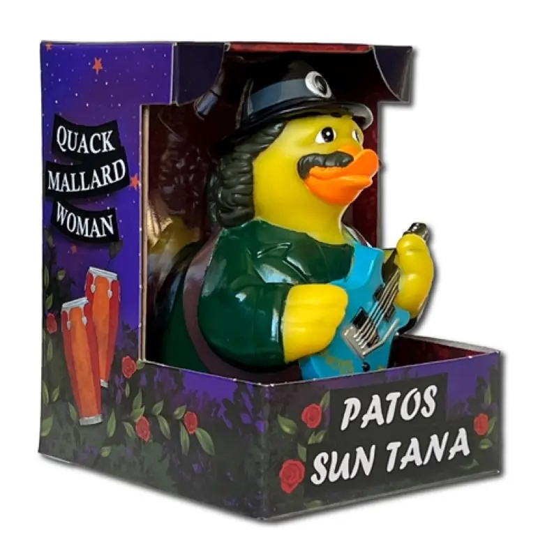 Patos Sun Tana Gitarrist Ente Badeente Quietscheente CelebriDucks