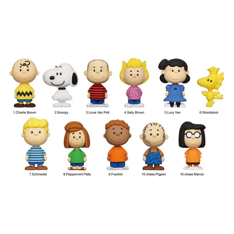 Peanuts 3D PVC-Taschenanhänger Snoopy Series 1 Display (24)