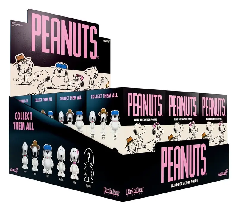 Peanuts ReAction Actionfiguren Snoopy's Siblings Wave 10 Blind Box 10 cm Display (12)