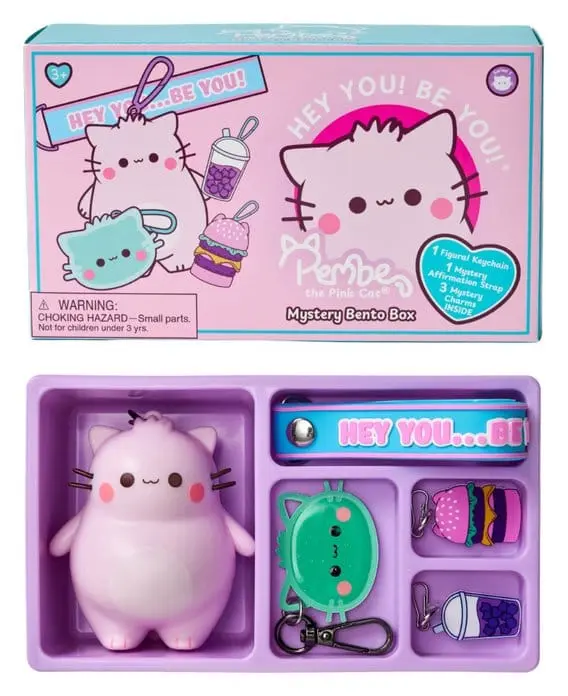 Pembe Schlüsselanhänger Blind Box Display Bento Box 8 cm (8)